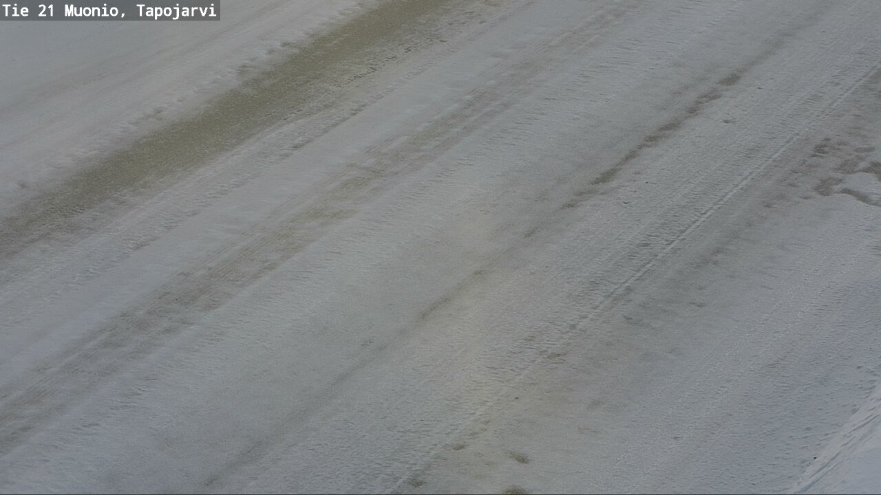 Weather Camera Image Road 21 Muonio, Tapojärvi, Muonio, Lappi