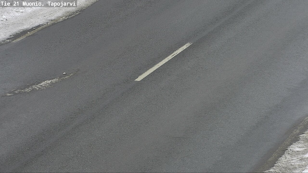 Weather Camera Image Road 21 Muonio, Tapojärvi, Muonio, Lappi