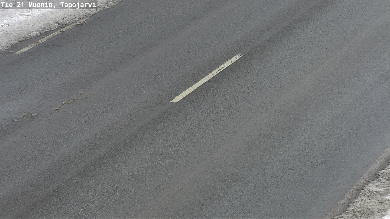 Weather Camera Image Road 21 Muonio, Tapojärvi, Muonio, Lappi