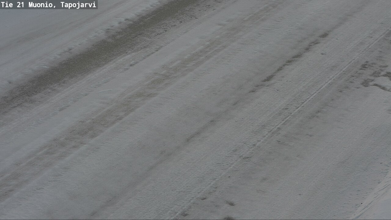 Weather Camera Image Road 21 Muonio, Tapojärvi, Muonio, Lappi