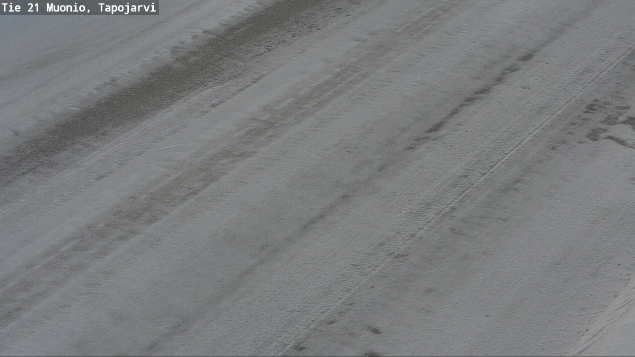 Weather Camera Image Road 21 Muonio, Tapojärvi, Muonio, Lappi