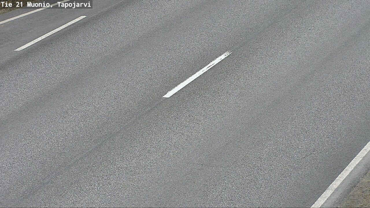 Weather Camera Image Väg 21 Muonio, Tapojärvi, Muonio, Lappi
