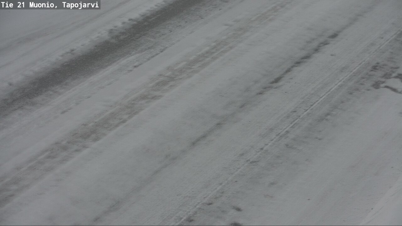 Weather Camera Image Road 21 Muonio, Tapojärvi, Muonio, Lappi