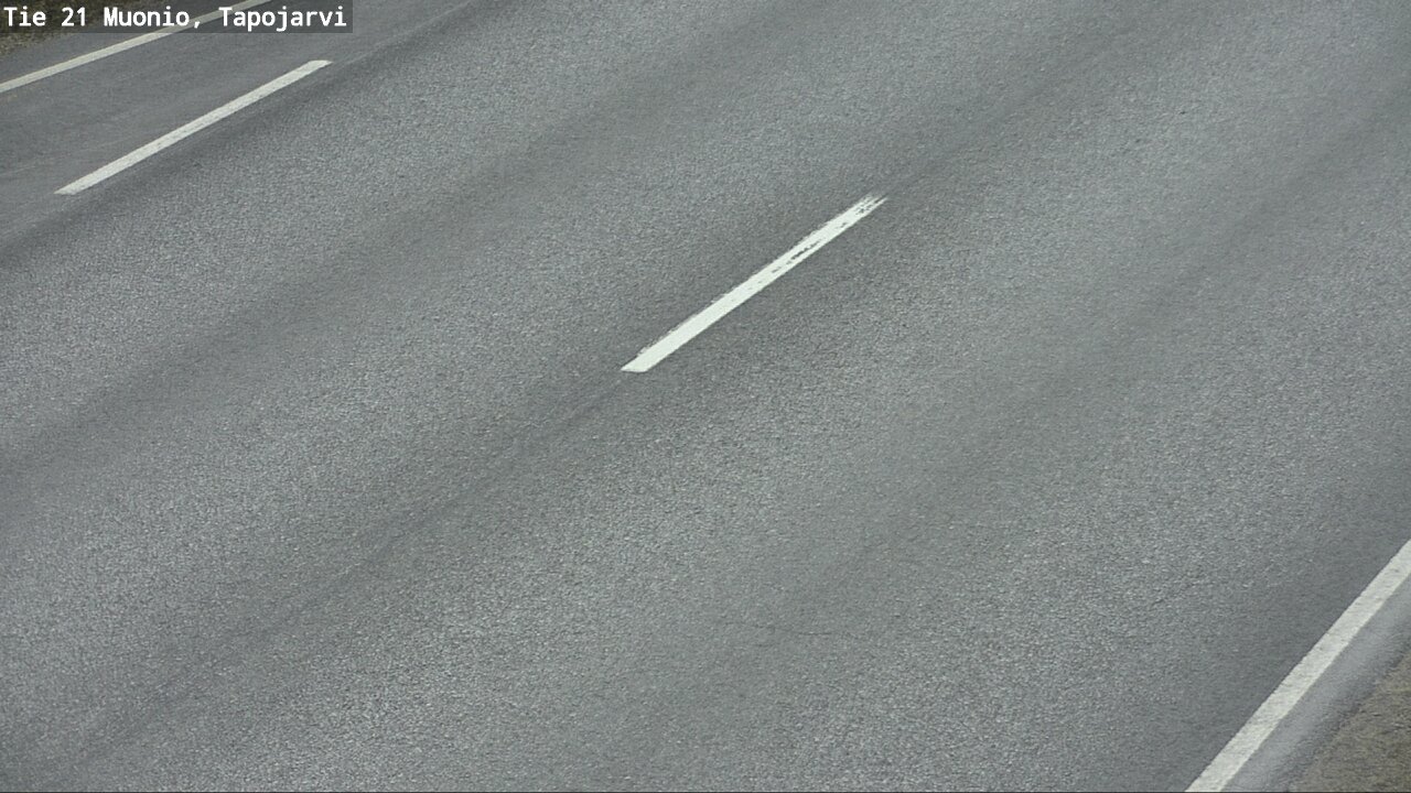 Weather Camera Image Road 21 Muonio, Tapojärvi, Muonio, Lappi