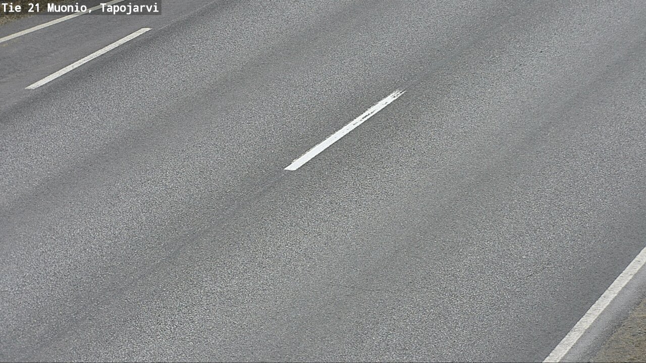 Weather Camera Image Road 21 Muonio, Tapojärvi, Muonio, Lappi