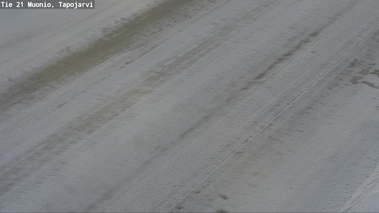Weather Camera Image Road 21 Muonio, Tapojärvi, Muonio, Lappi