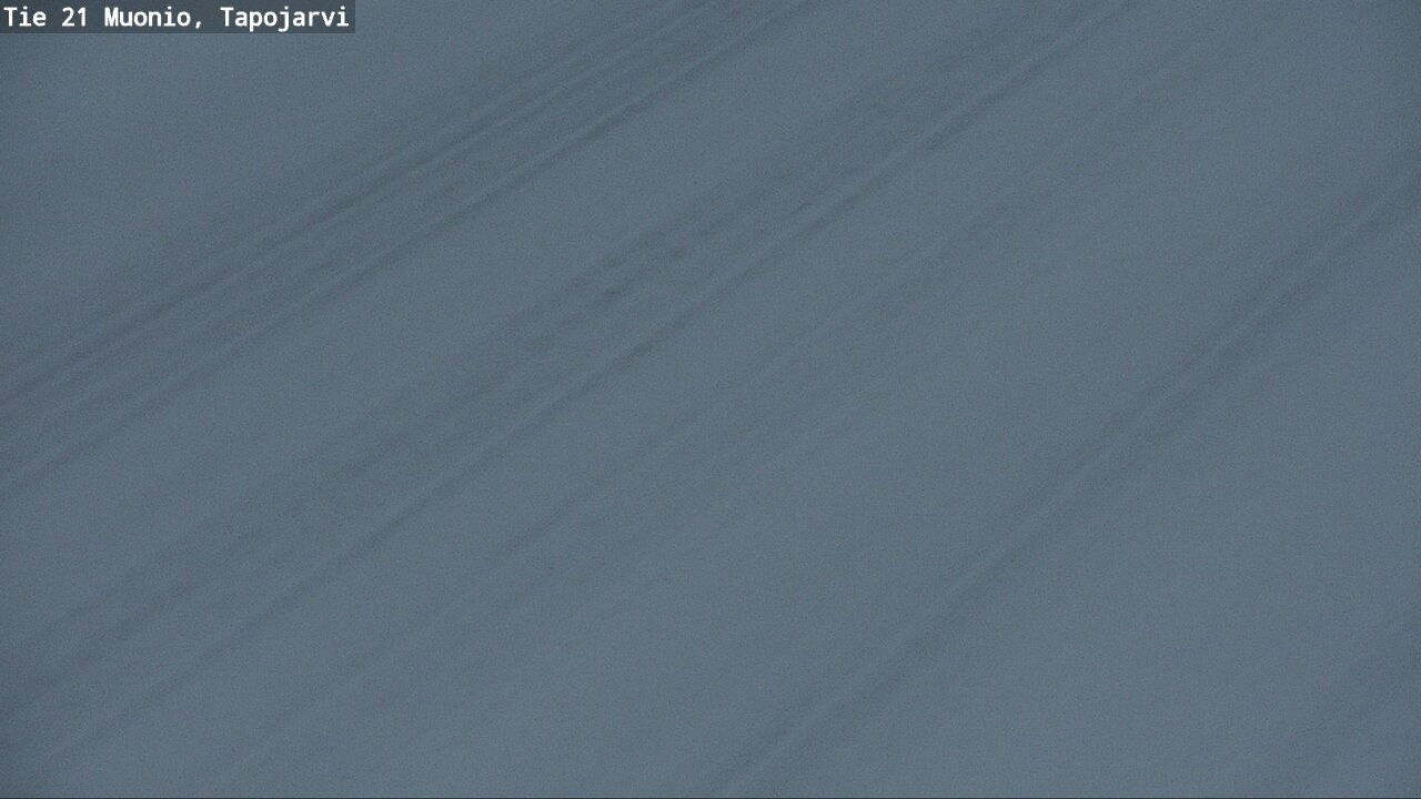 Weather Camera Image Väg 21 Muonio, Tapojärvi, Muonio, Lappi
