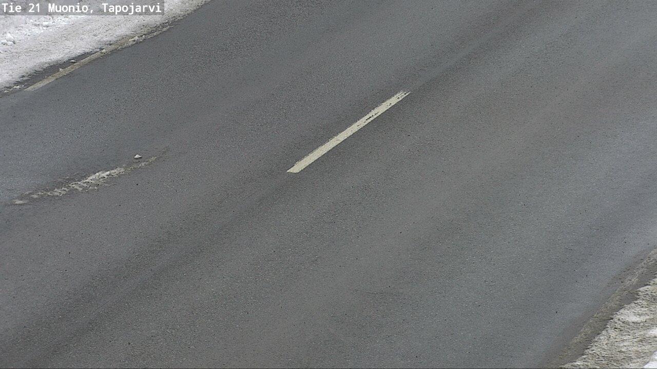 Weather Camera Image Road 21 Muonio, Tapojärvi, Muonio, Lappi