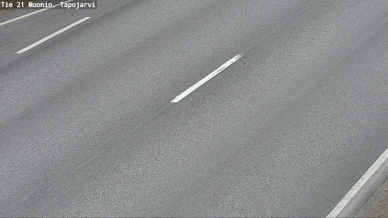 Weather Camera Image Väg 21 Muonio, Tapojärvi, Muonio, Lappi