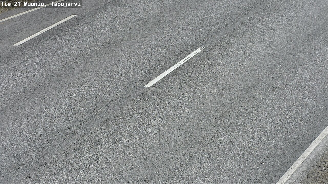 Weather Camera Image Väg 21 Muonio, Tapojärvi, Muonio, Lappi