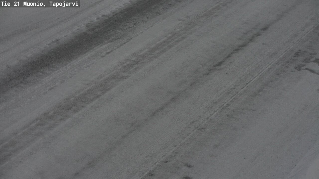 Kelikamerat Kuva Tie 21 Muonio, Tapojärvi, Muonio, Lappi