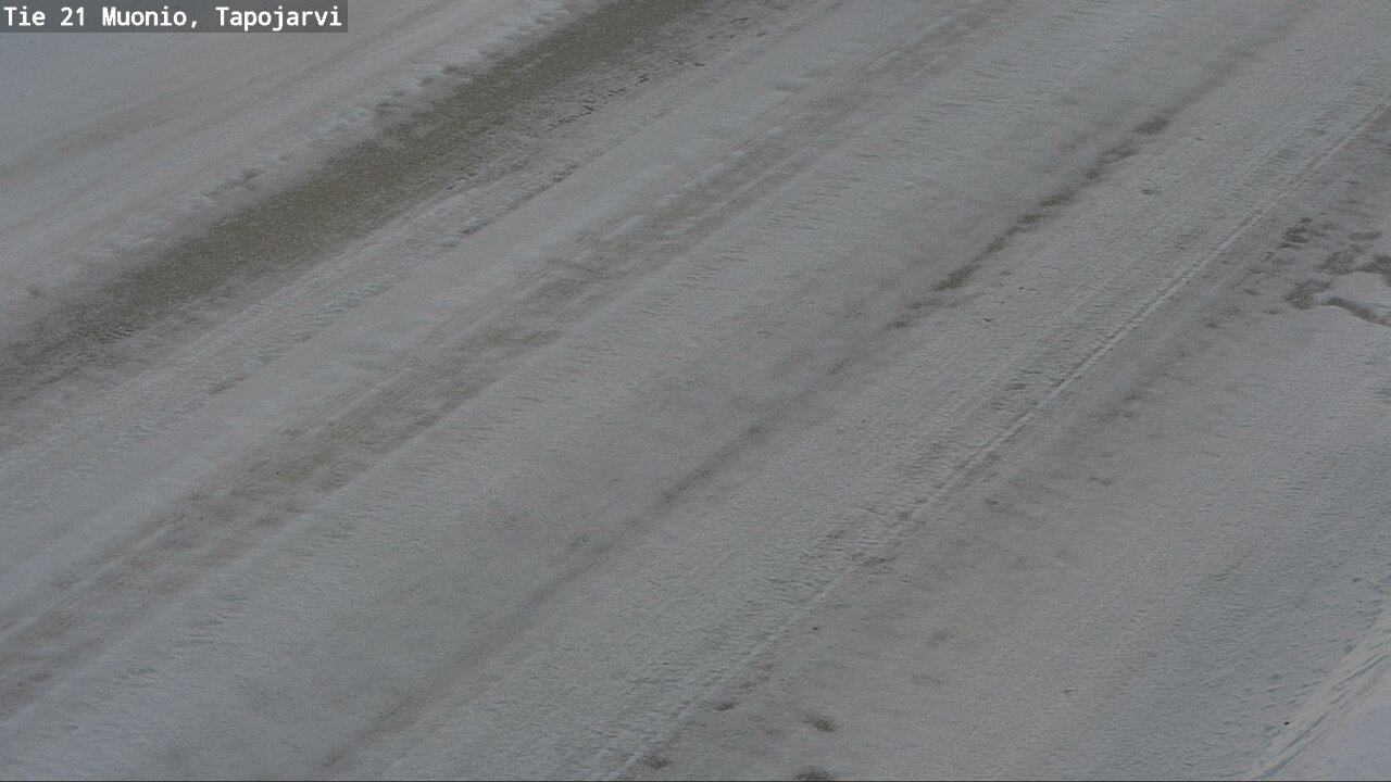 Weather Camera Image Road 21 Muonio, Tapojärvi, Muonio, Lappi