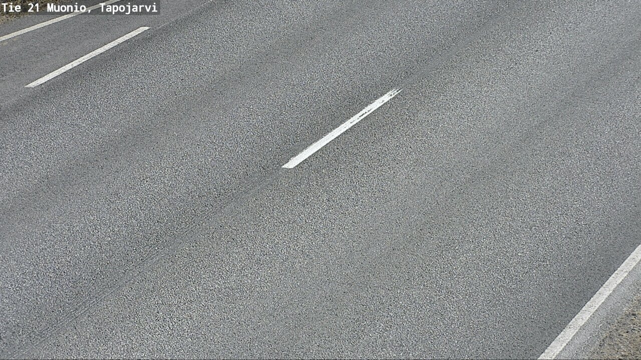 Weather Camera Image Väg 21 Muonio, Tapojärvi, Muonio, Lappi