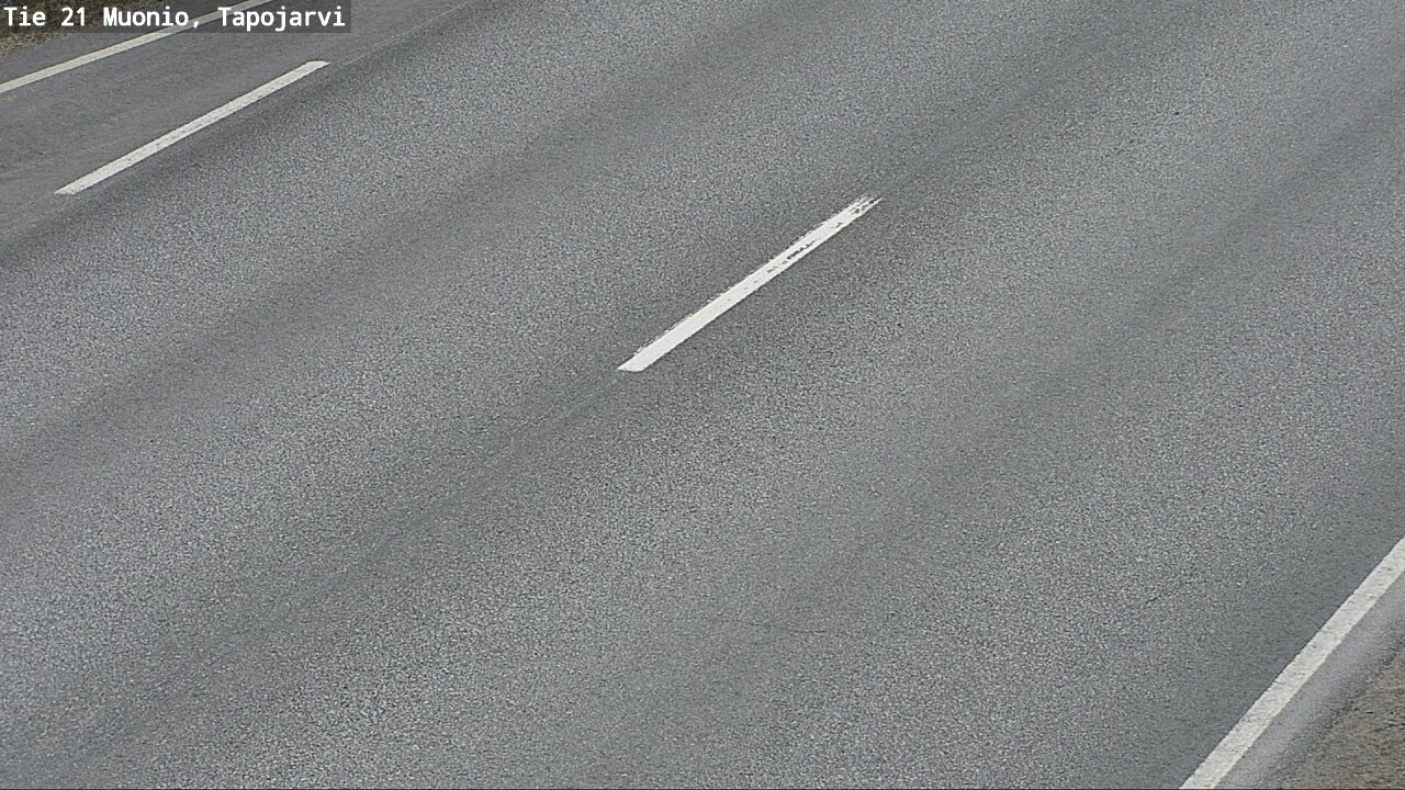 Weather Camera Image Väg 21 Muonio, Tapojärvi, Muonio, Lappi