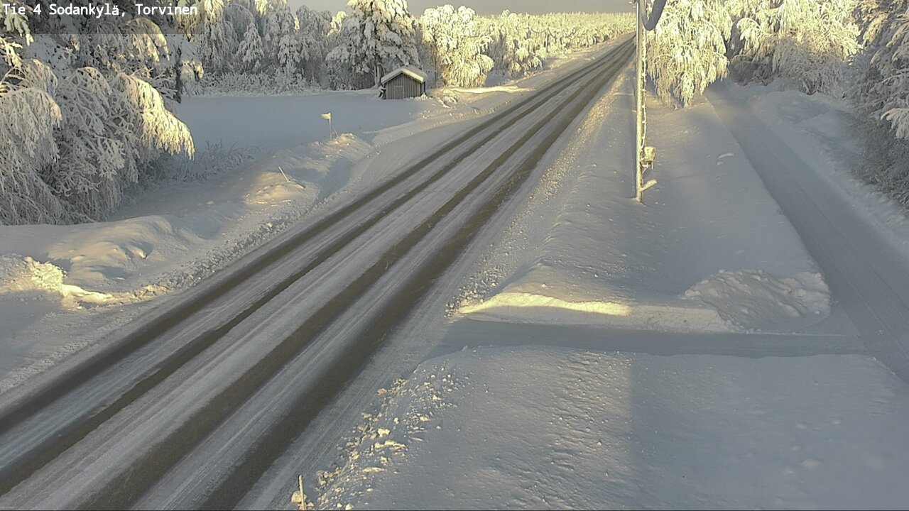 Weather Camera Image Väg 4 Sodankylä, Torvinen, Sodankylä, Lappi