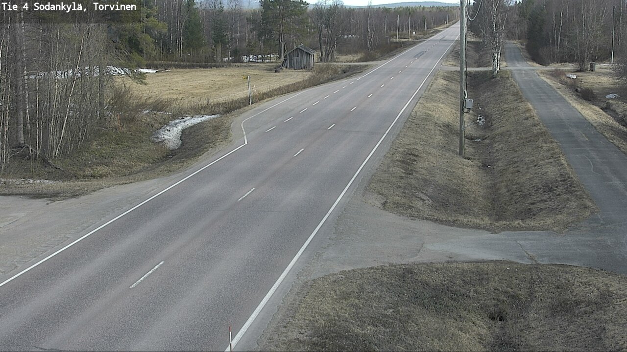 Weather Camera Image Road 4 Sodankylä, Torvinen, Sodankylä, Lappi