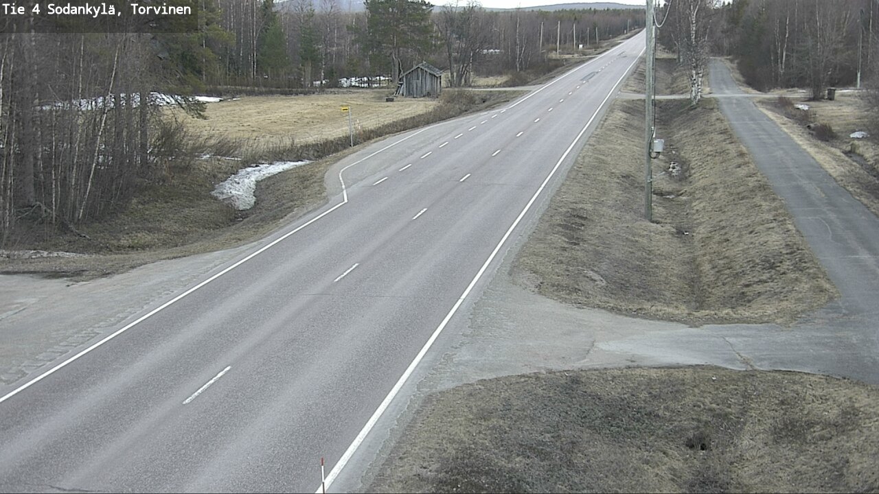 Weather Camera Image Road 4 Sodankylä, Torvinen, Sodankylä, Lappi