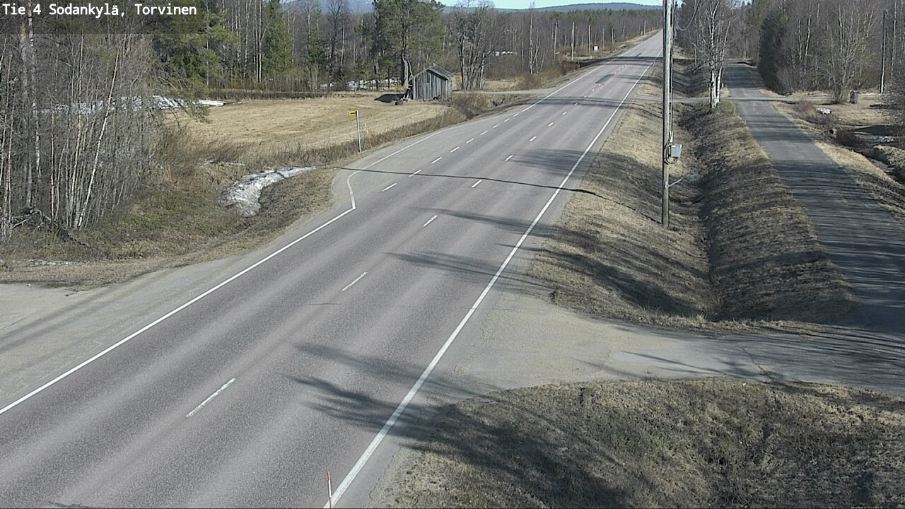 Weather Camera Image Road 4 Sodankylä, Torvinen, Sodankylä, Lappi