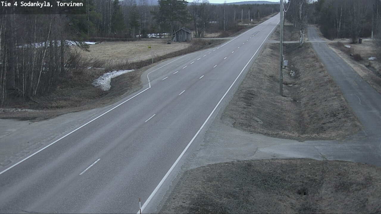 Weather Camera Image Road 4 Sodankylä, Torvinen, Sodankylä, Lappi