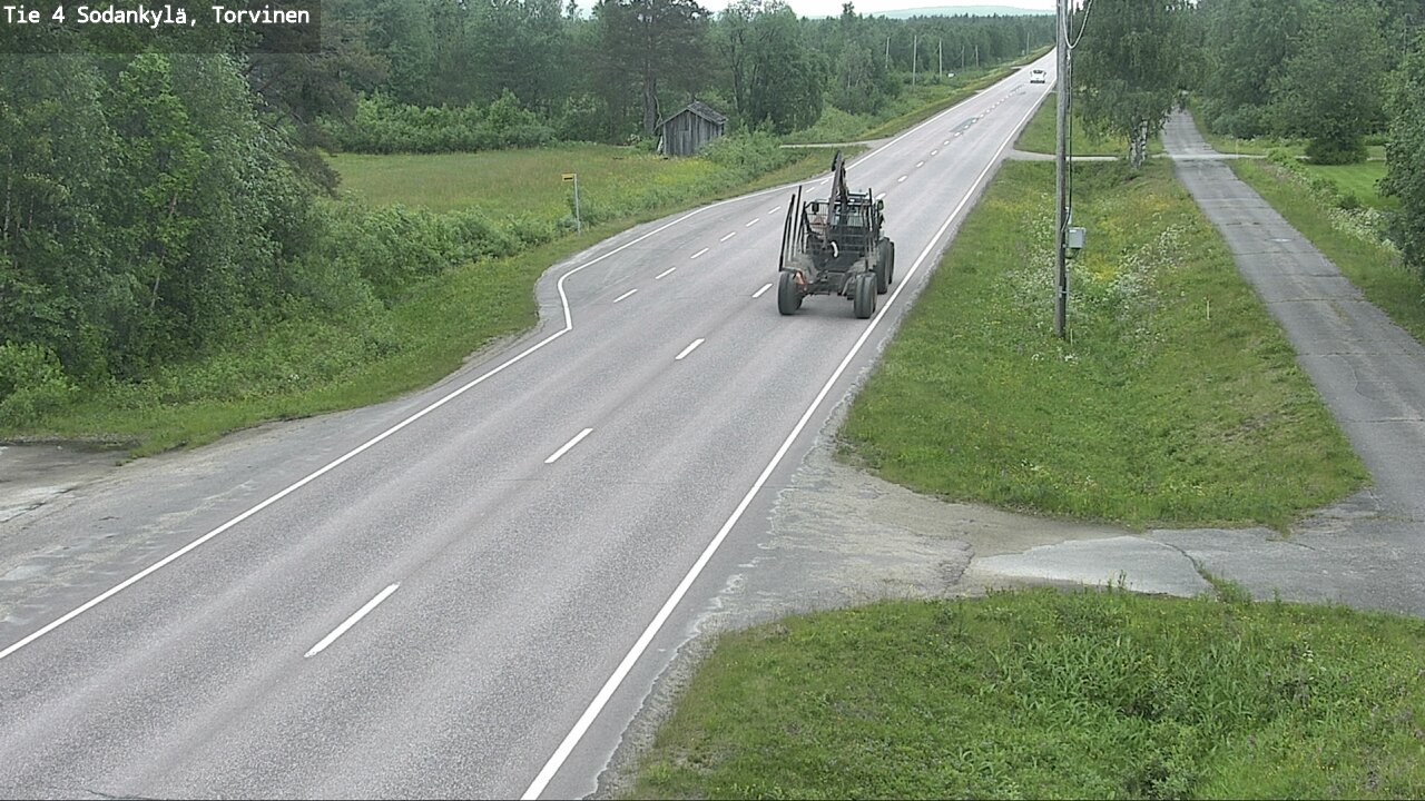 Weather Camera Image Road 4 Sodankylä, Torvinen, Sodankylä, Lappi