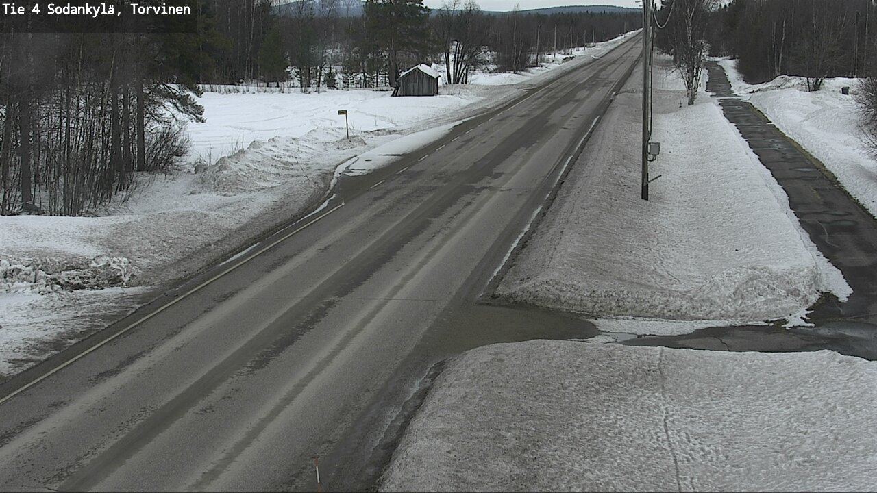 Weather Camera Image Väg 4 Sodankylä, Torvinen, Sodankylä, Lappi