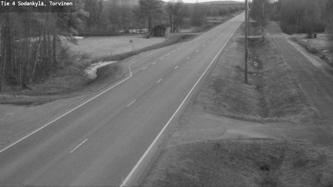 Weather Camera Image Road 4 Sodankylä, Torvinen, Sodankylä, Lappi