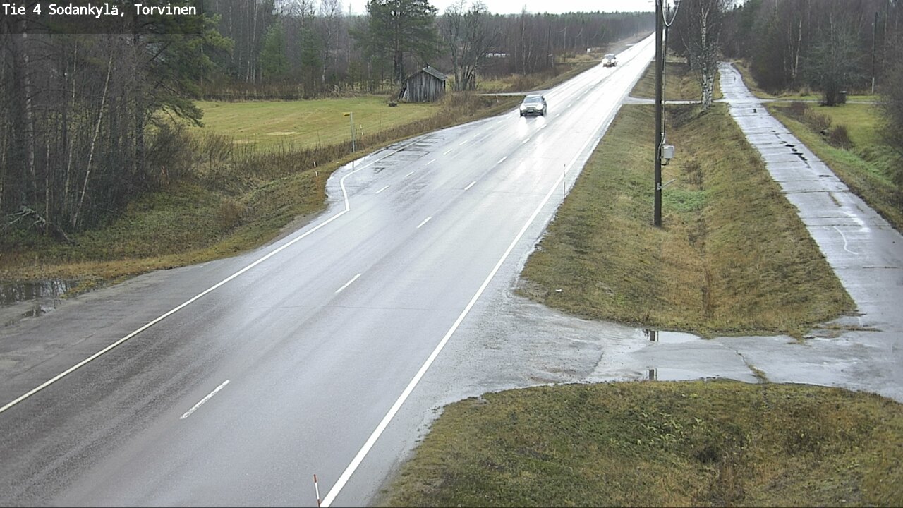 Weather Camera Image Väg 4 Sodankylä, Torvinen, Sodankylä, Lappi