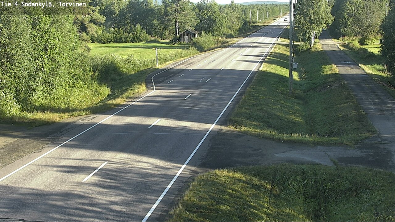 Weather Camera Image Road 4 Sodankylä, Torvinen, Sodankylä, Lappi