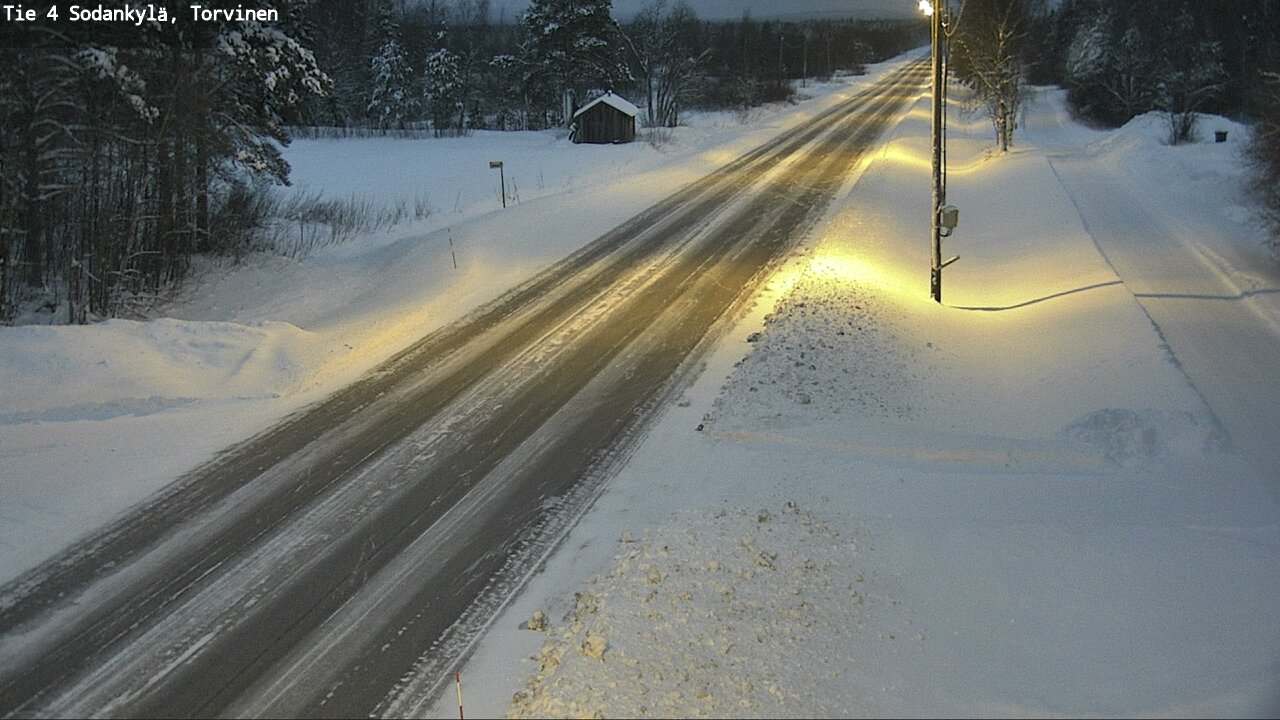 Weather Camera Image Väg 4 Sodankylä, Torvinen, Sodankylä, Lappi