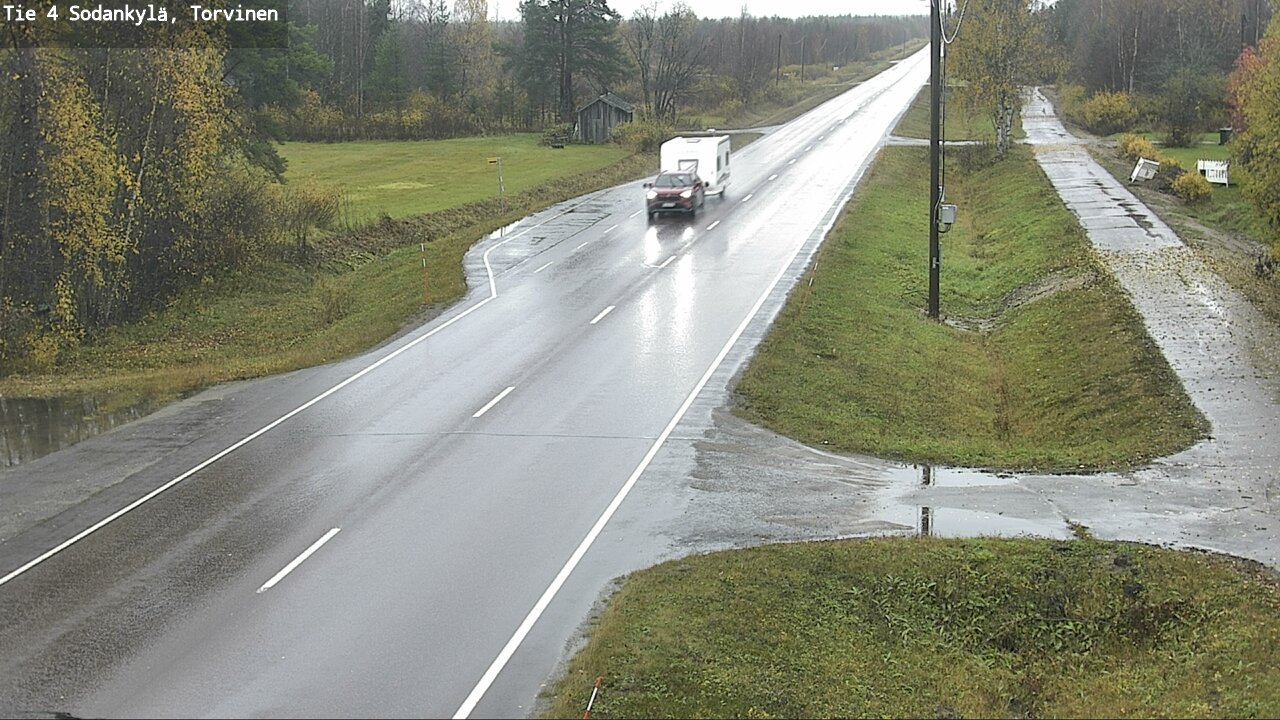 Weather Camera Image Road 4 Sodankylä, Torvinen, Sodankylä, Lappi