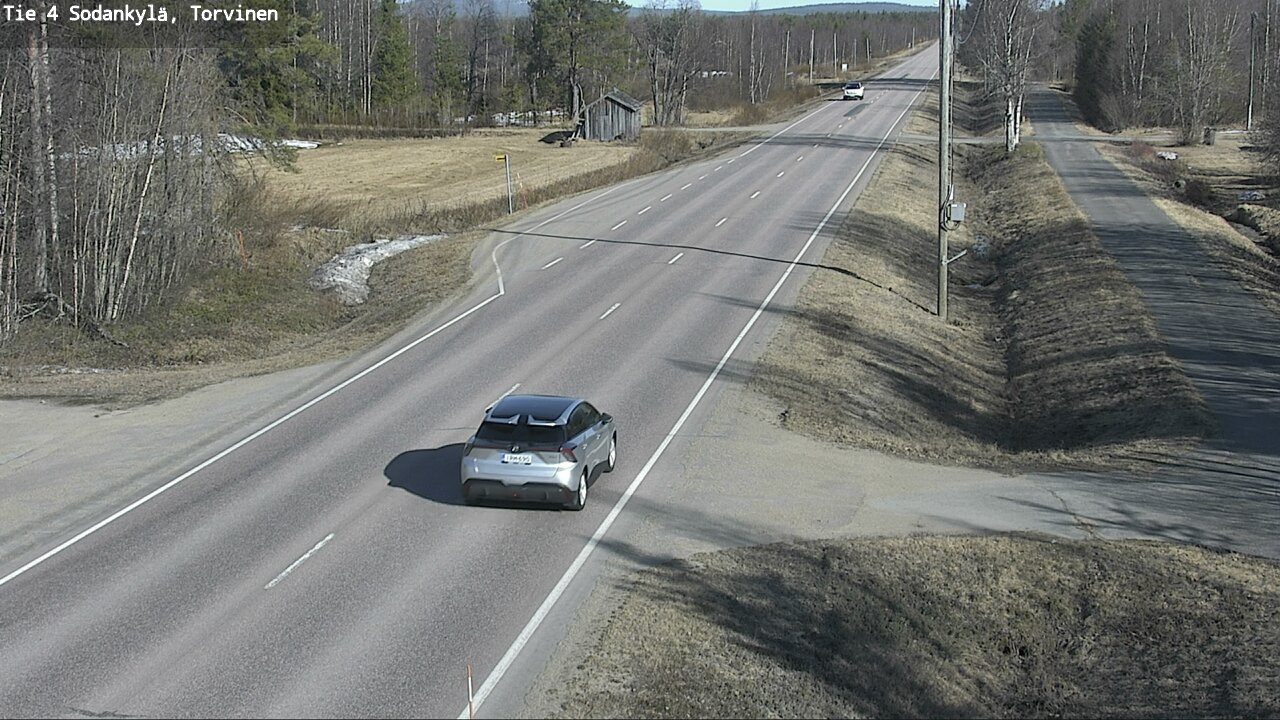 Weather Camera Image Road 4 Sodankylä, Torvinen, Sodankylä, Lappi