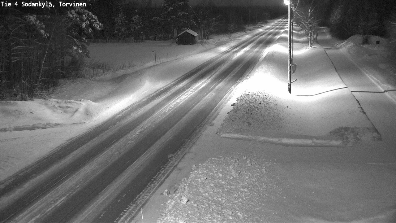 Weather Camera Image Väg 4 Sodankylä, Torvinen, Sodankylä, Lappi