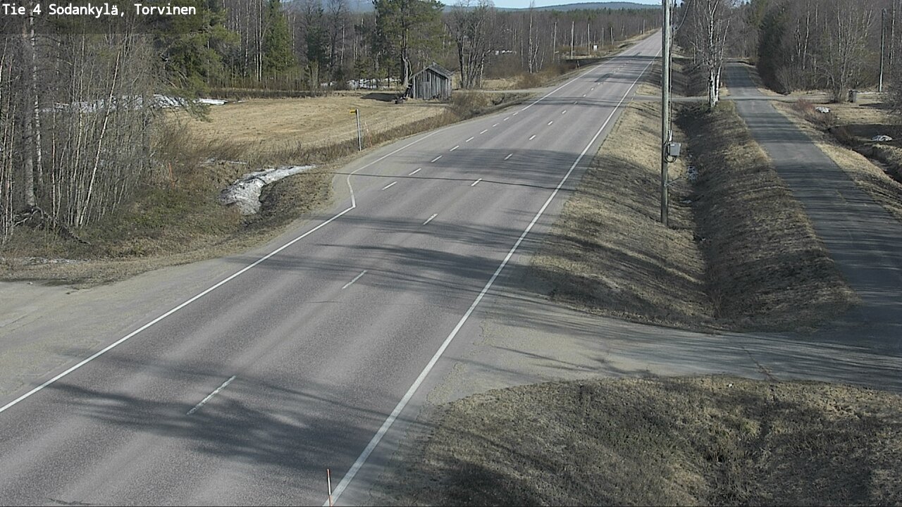 Weather Camera Image Road 4 Sodankylä, Torvinen, Sodankylä, Lappi