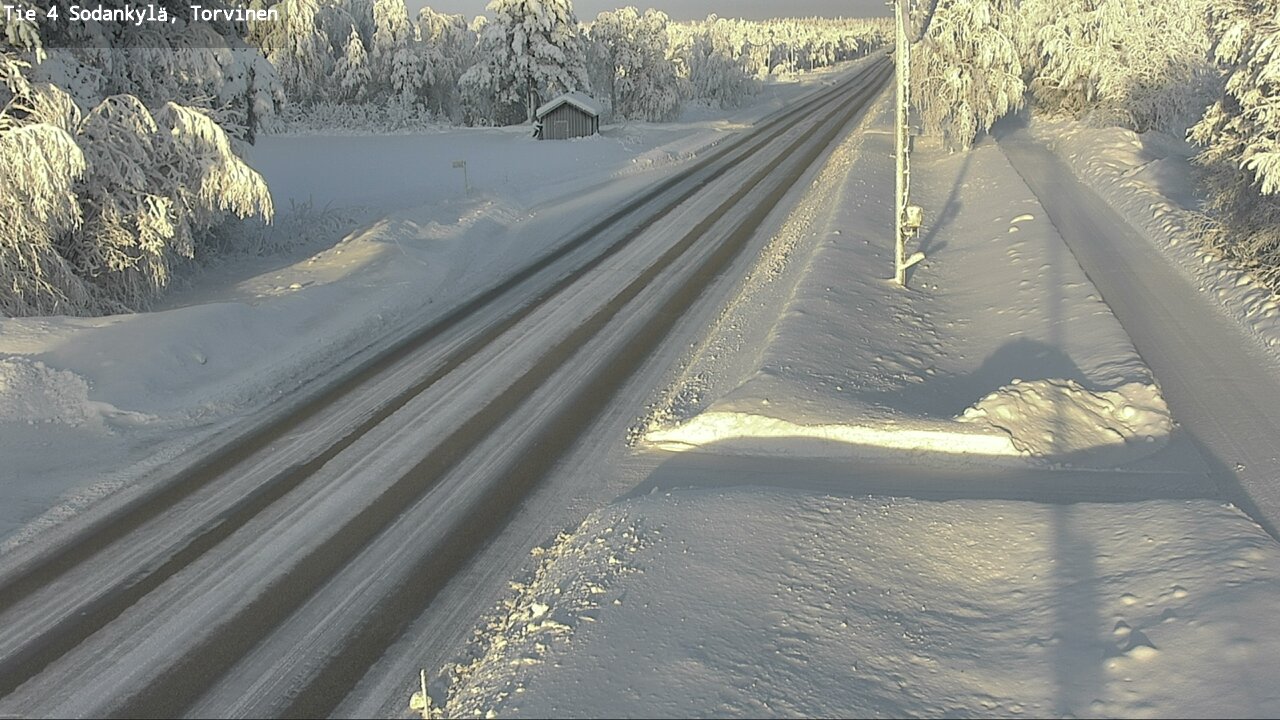 Weather Camera Image Väg 4 Sodankylä, Torvinen, Sodankylä, Lappi