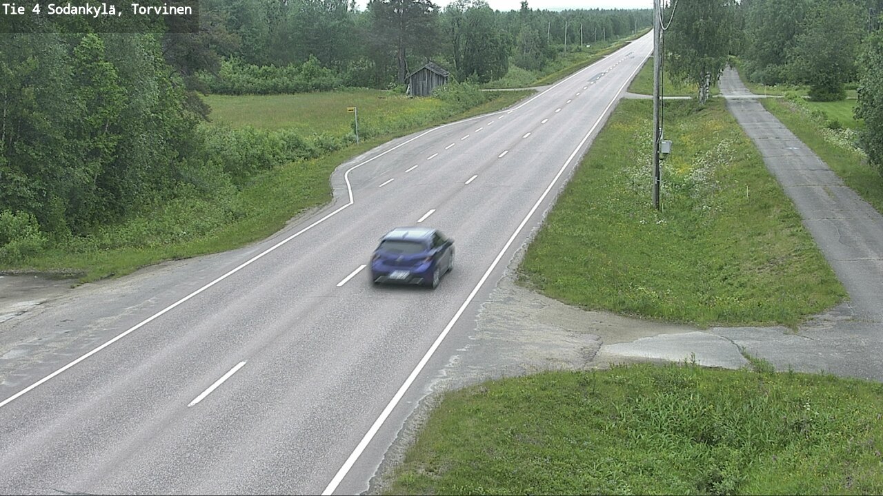 Weather Camera Image Road 4 Sodankylä, Torvinen, Sodankylä, Lappi