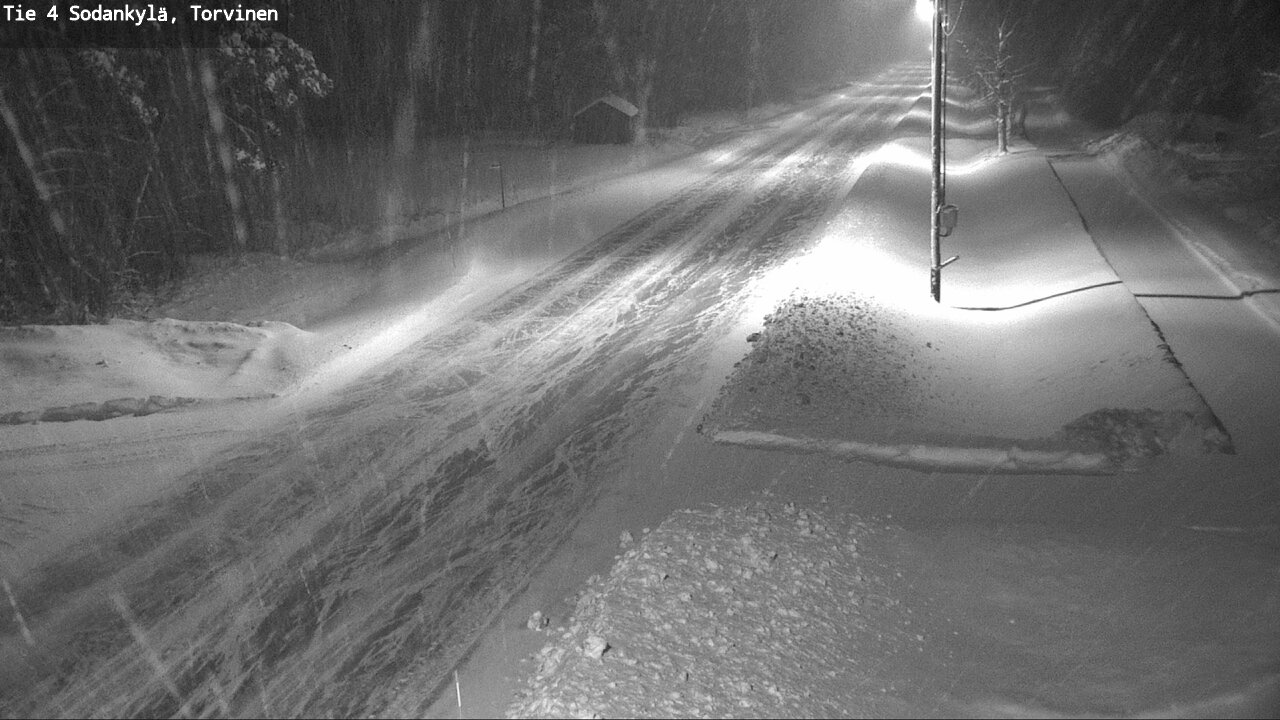 Weather Camera Image Väg 4 Sodankylä, Torvinen, Sodankylä, Lappi