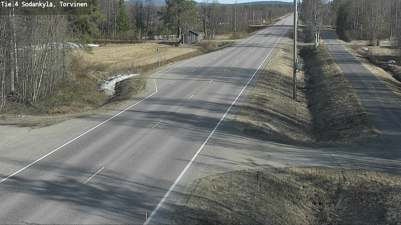 Weather Camera Image Road 4 Sodankylä, Torvinen, Sodankylä, Lappi