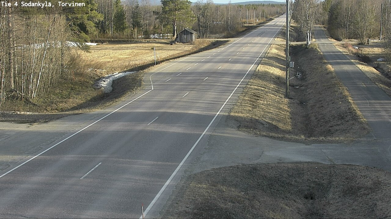 Weather Camera Image Road 4 Sodankylä, Torvinen, Sodankylä, Lappi