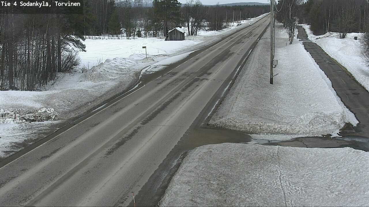 Weather Camera Image Väg 4 Sodankylä, Torvinen, Sodankylä, Lappi