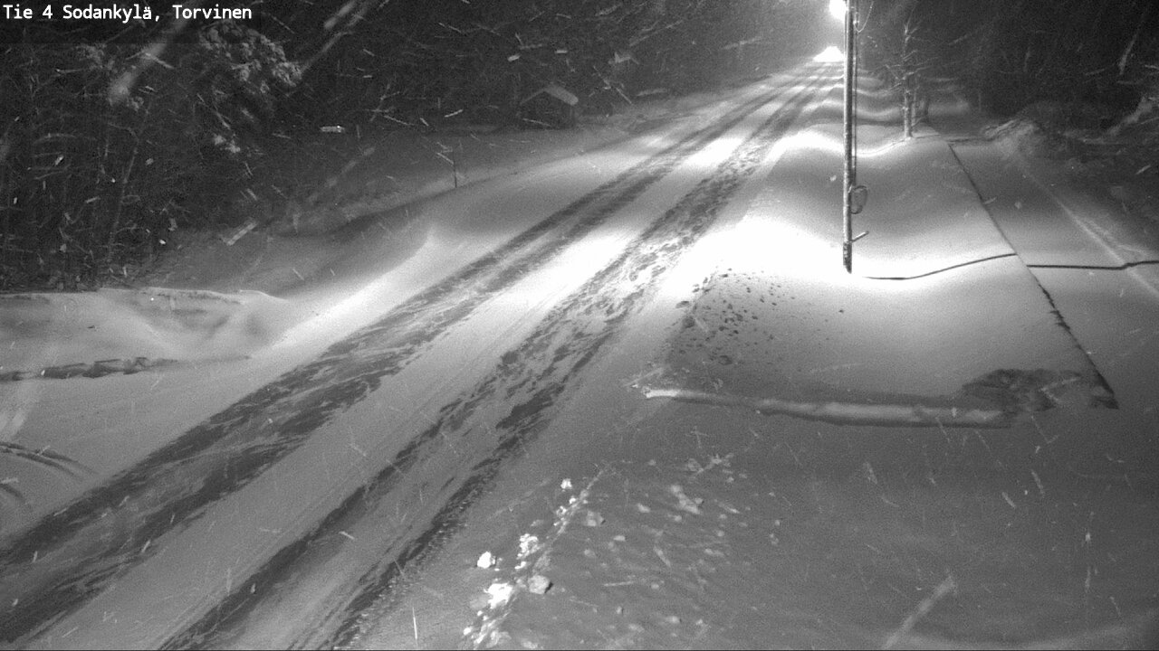 Weather Camera Image Väg 4 Sodankylä, Torvinen, Sodankylä, Lappi
