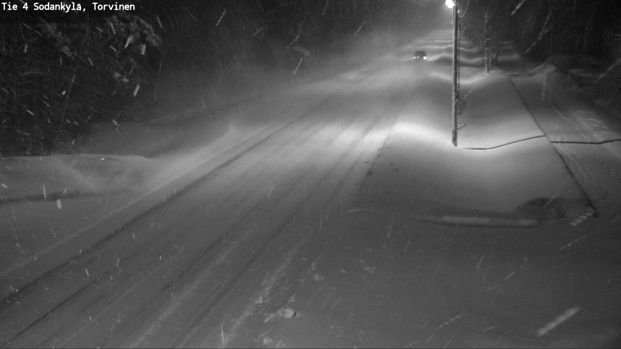 Weather Camera Image Väg 4 Sodankylä, Torvinen, Sodankylä, Lappi