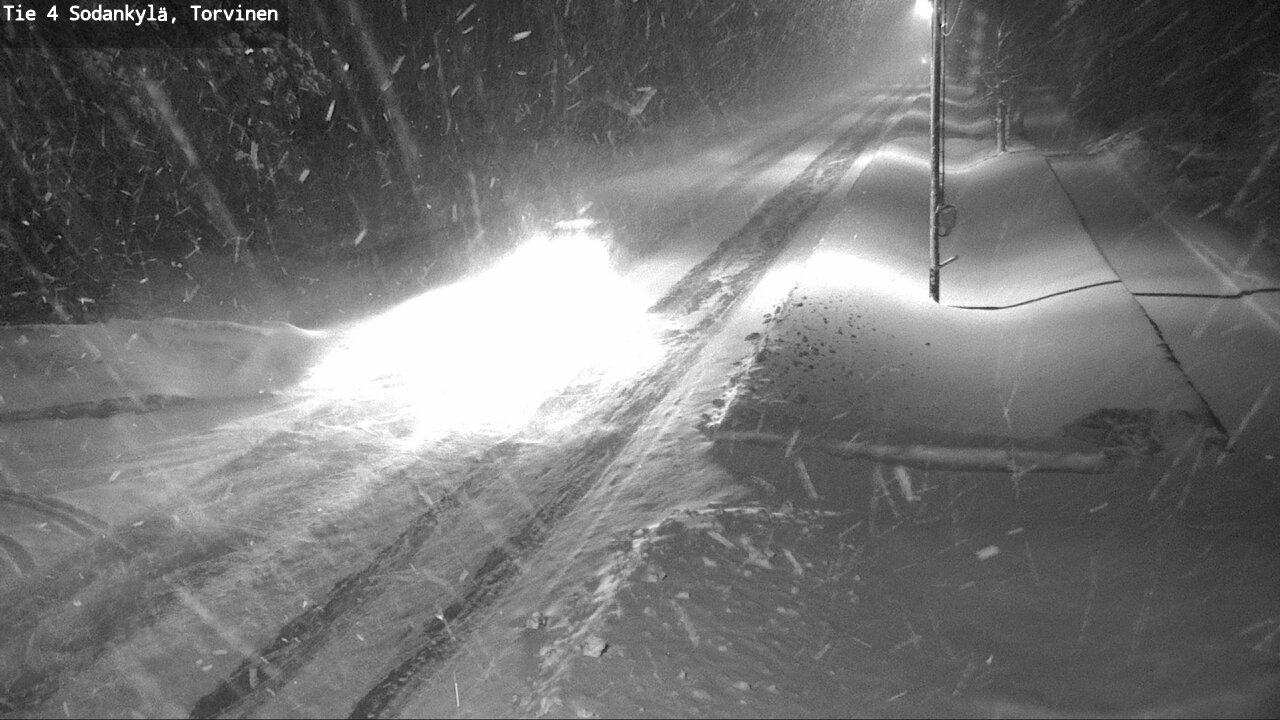 Weather Camera Image Väg 4 Sodankylä, Torvinen, Sodankylä, Lappi