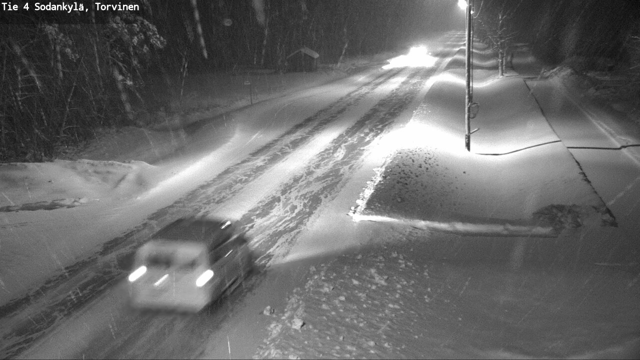 Weather Camera Image Väg 4 Sodankylä, Torvinen, Sodankylä, Lappi