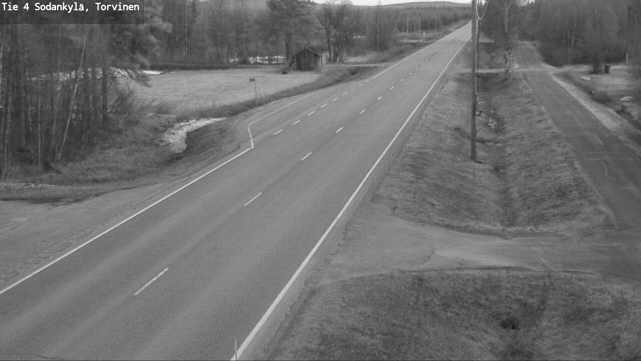 Weather Camera Image Road 4 Sodankylä, Torvinen, Sodankylä, Lappi