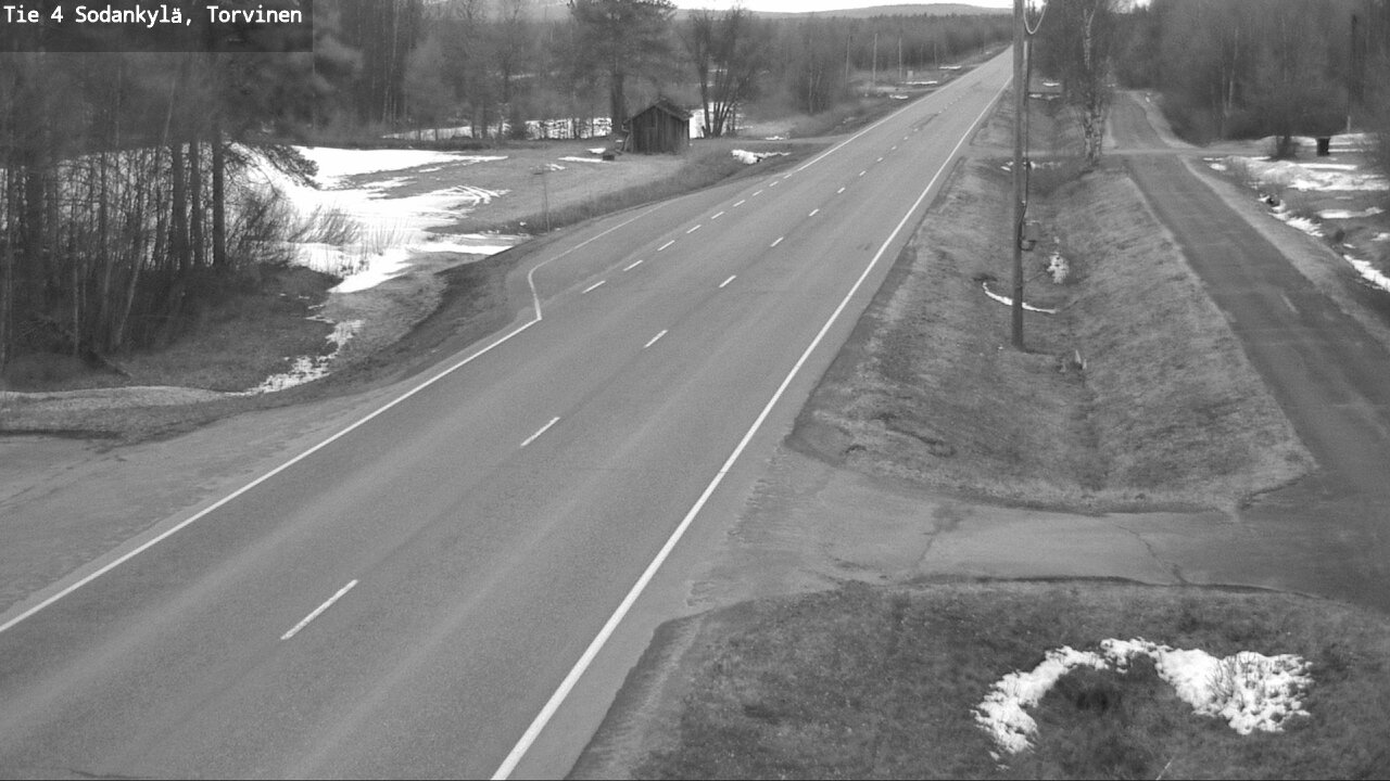 Weather Camera Image Road 4 Sodankylä, Torvinen, Sodankylä, Lappi