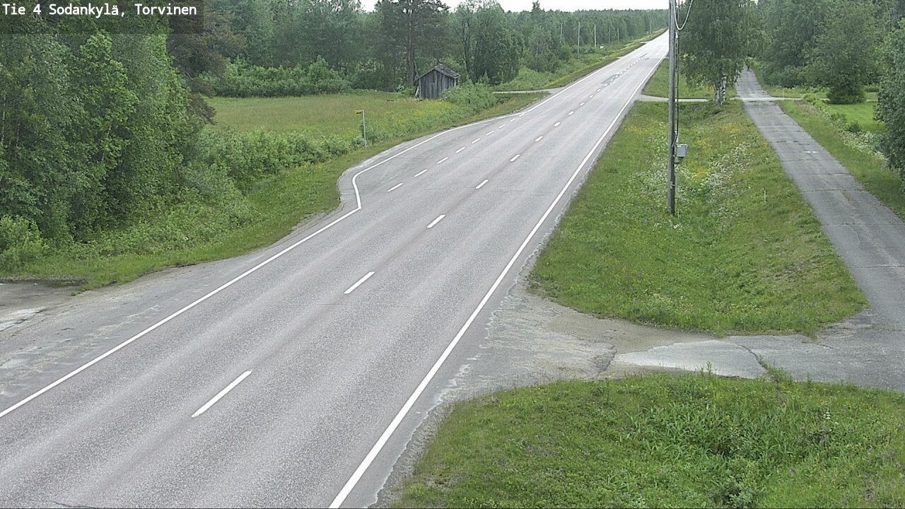 Weather Camera Image Road 4 Sodankylä, Torvinen, Sodankylä, Lappi