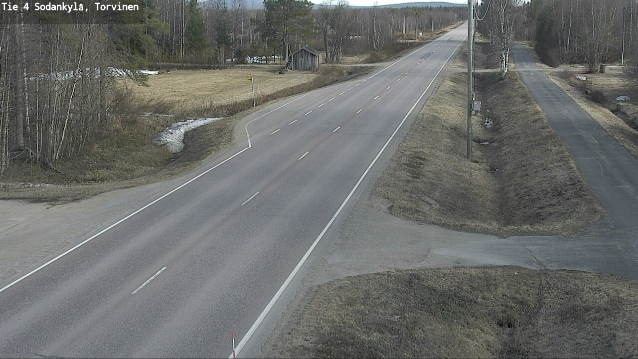 Weather Camera Image Road 4 Sodankylä, Torvinen, Sodankylä, Lappi