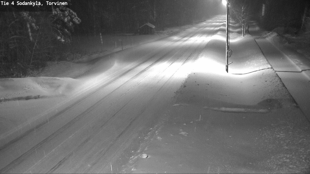 Weather Camera Image Väg 4 Sodankylä, Torvinen, Sodankylä, Lappi