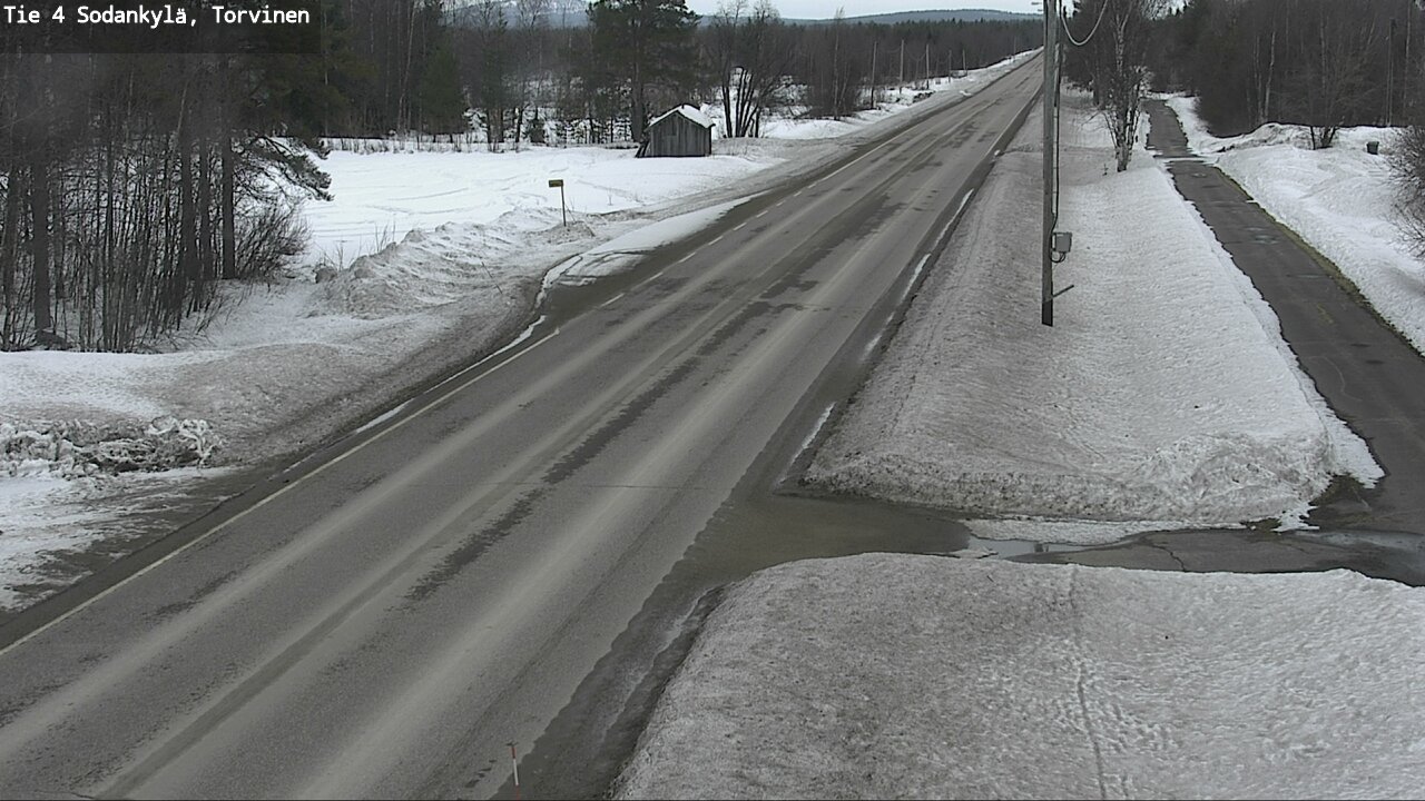 Weather Camera Image Väg 4 Sodankylä, Torvinen, Sodankylä, Lappi