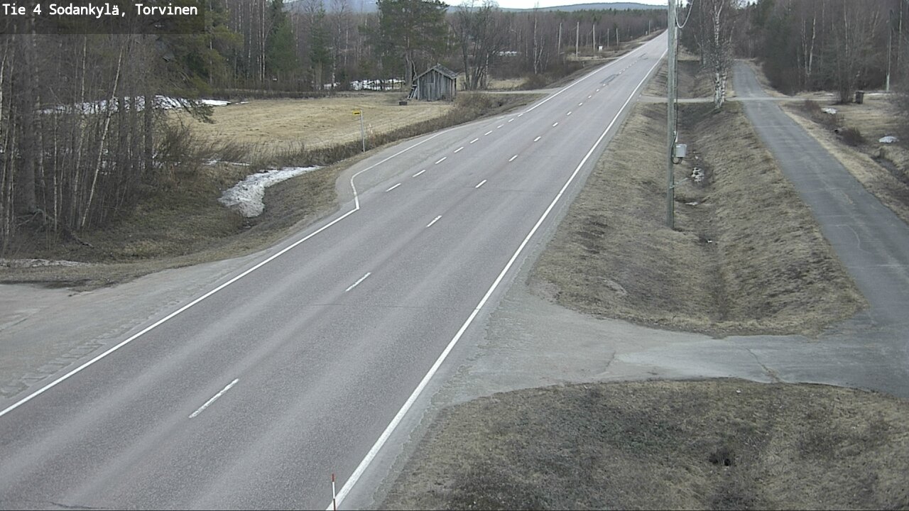 Weather Camera Image Road 4 Sodankylä, Torvinen, Sodankylä, Lappi